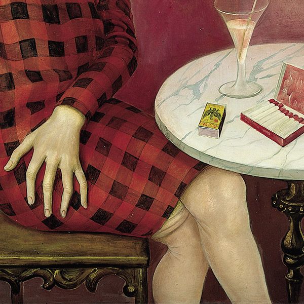 Bildnis Der Journalistin Sylvia Von Harden Otto Dix, Bildnis der Journalistin Sylvia von Harden, 1926 (détail 2