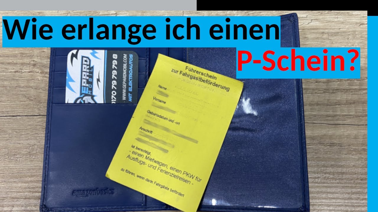 Paragraf 5 Schein Beantragen Hamburg Personenbeförderungsschein einfach erklärt - YouTube