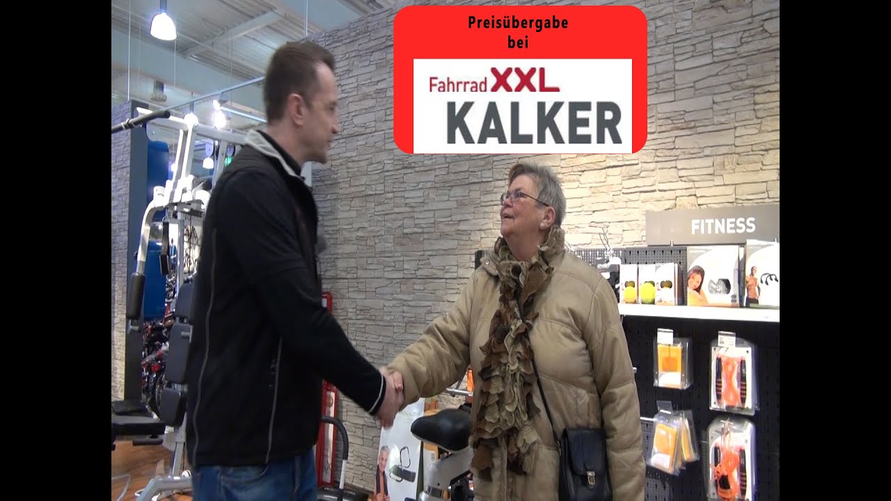 Fahrrad Xxl Kalker Oderstraße Ludwigshafen Am Rhein Preisübergabe von Fahrrad XXL Kalker Ludwigshafen an den Gewinner des
