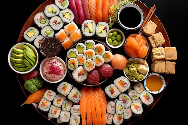 All You Can Eat Hannover Sushi Premium Photo | All You Can Eat Sushi Platter
