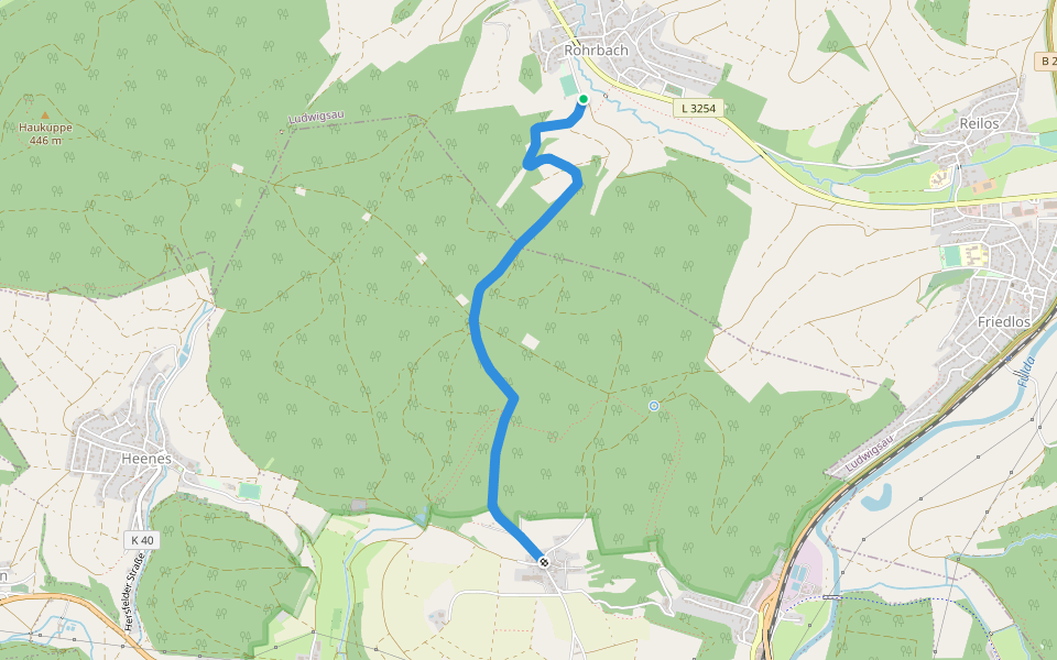 Orthopädie Bad Hersfeld Am Hopfengarten 16 R way Hiking Trail - Bad Hersfeld, Hessen | Pacer