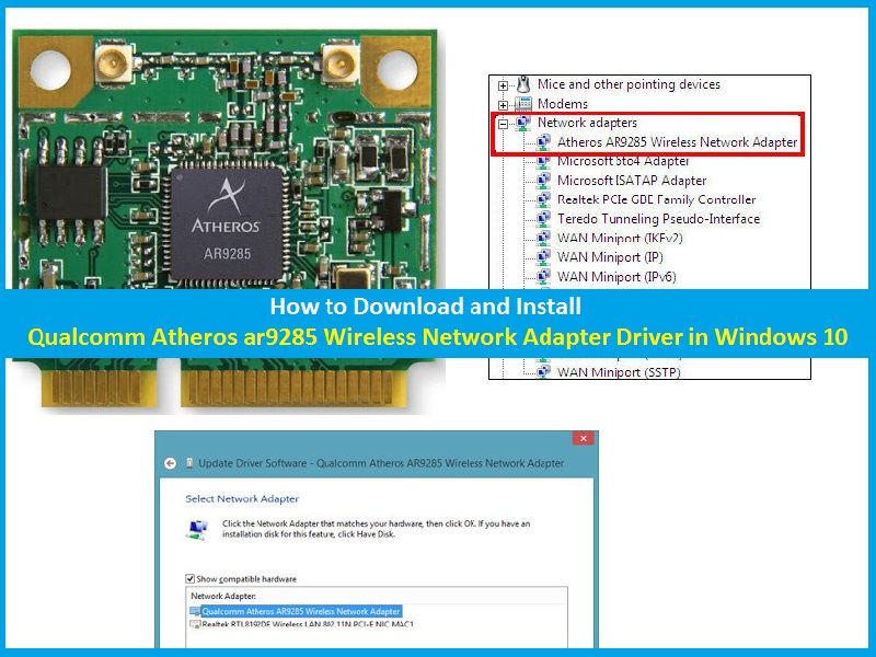 Atheros Ar9285 Wireless Network Adapter Treiber Windows 10