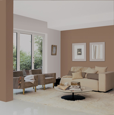 Salon Wunderschön Inh A Görtzen Friseur salon peinture rose et taupe canape couleur-lin