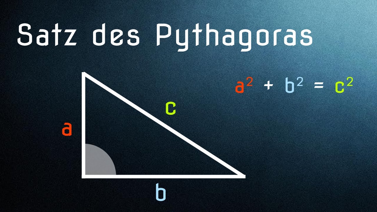 Herrenlose Grundstücke In Der Nähe Satz des Pythagoras (einfach erklärt, Anwendung und Herleitung) - YouTube