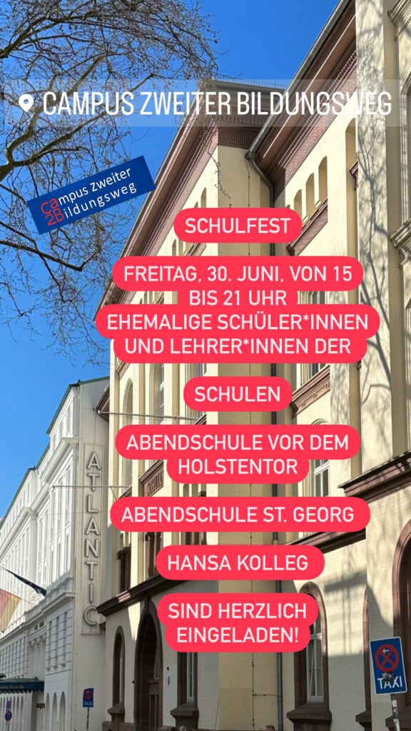 Abendschule Realschulabschluss In Der Nähe Save the date – Campus Zweiter Bildungsweg