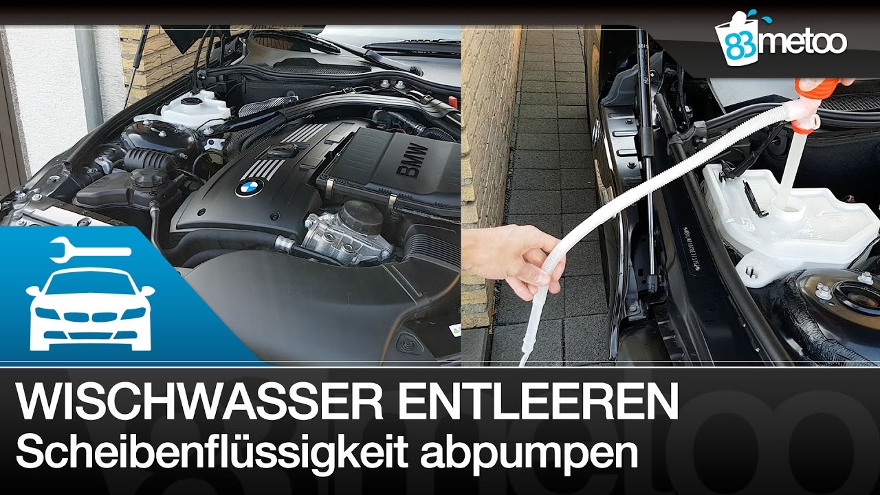 Waschanlage Sonntag Geöffnet In Der Nähe Jetzt Geöffnet Scheibenwaschanlage entleeren | Scheibenwischwasser abpumpen