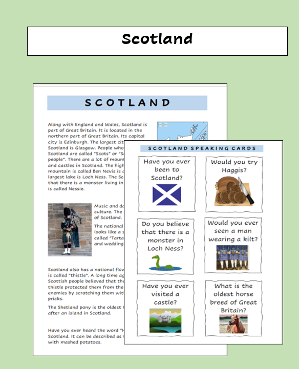 Text über Scotland Auf Englisch 7 Klasse