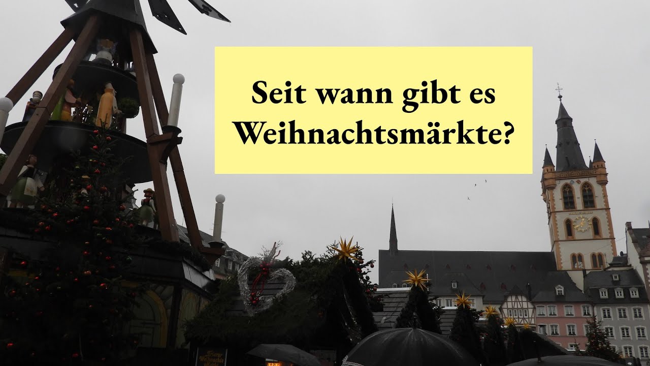 Seit Wann Gibt Es Den Frauentag Seit wann gibt es Weihnachtsmärkte? - YouTube