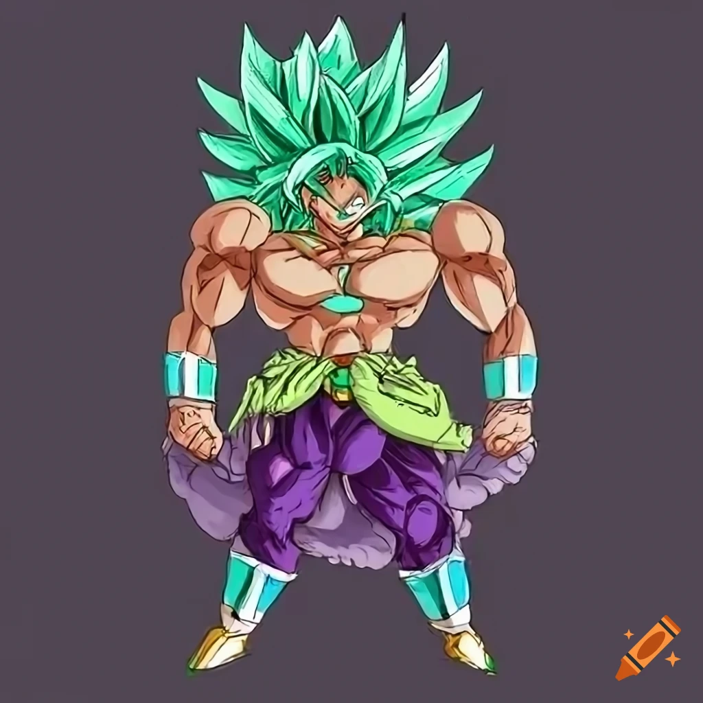 Webers Backstube & Caféhaus Gmbh Fischbach Sketch of broly from dragon ball on Craiyon
