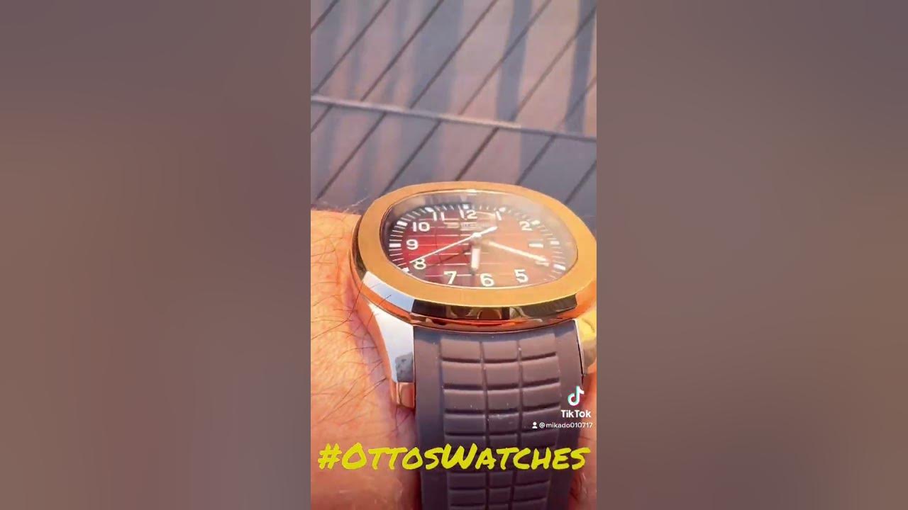 Hno Praxis A. Specht Und I. Roon Specht & Sohne Rose Gold Aquanaut Homage - YouTube