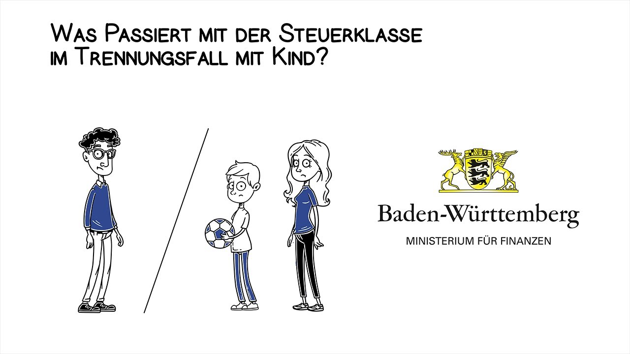Beratung Bei Trennung Mit Kindern Steuerklassenwechsel bei Trennung mit Kind - erklärt in 2 Minuten
