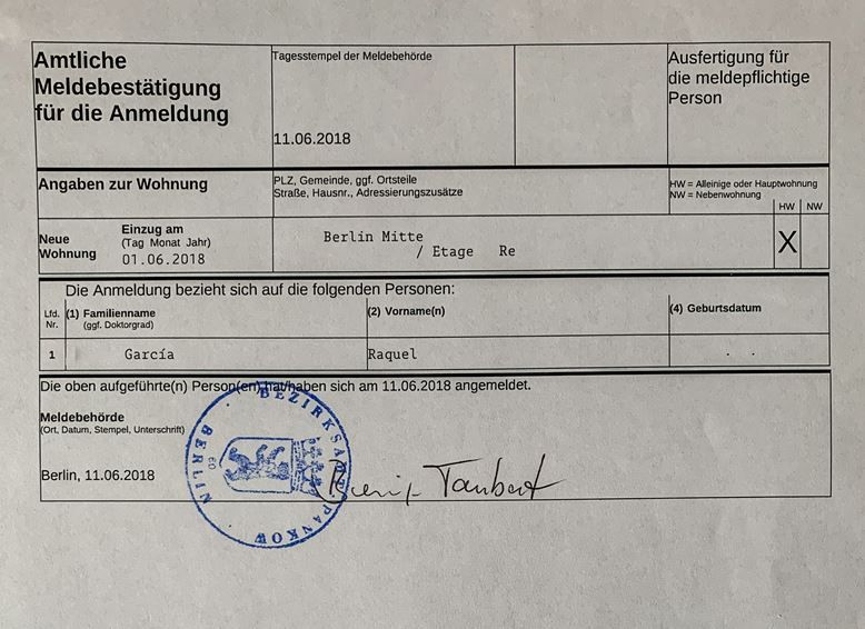 Erweiterte Meldebescheinigung Antrag Formular Pdf Streams Video • Chatterbug