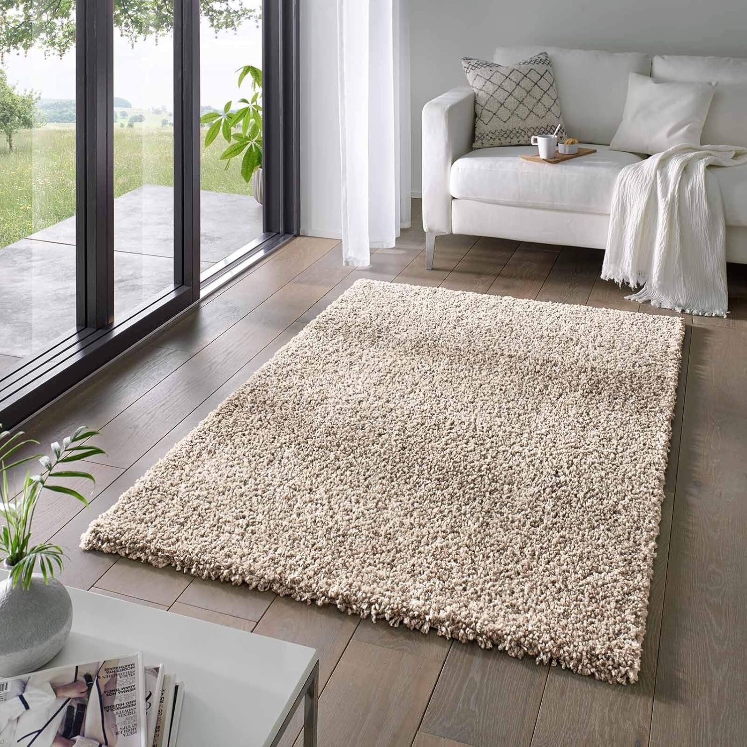 Teppich Reinigen Lassen In Der Nähe Taracarpet Shaggy Teppich Wohnzimmer Venezia Hochflor Langflor Teppiche