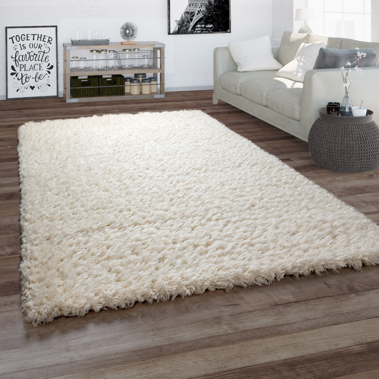 Teppich Reinigen Lassen In Der Nähe Teppich Wohnzimmer Shaggy Hochflor Flauschig | TeppichCenter24
