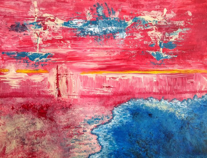 Silke Kummer Fachärztin Für Gynäkologie Und Geburtshilfe The Pact - Silke Kummer-Still - Paintings & Prints, Abstract, Color