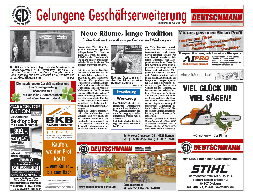 Deutschmann Berlin Möbelmanufaktur Polsterei & Sattlerei Tradition | Schleiferei Deutschmann und Söhne GbR in Bernau bei Berlin