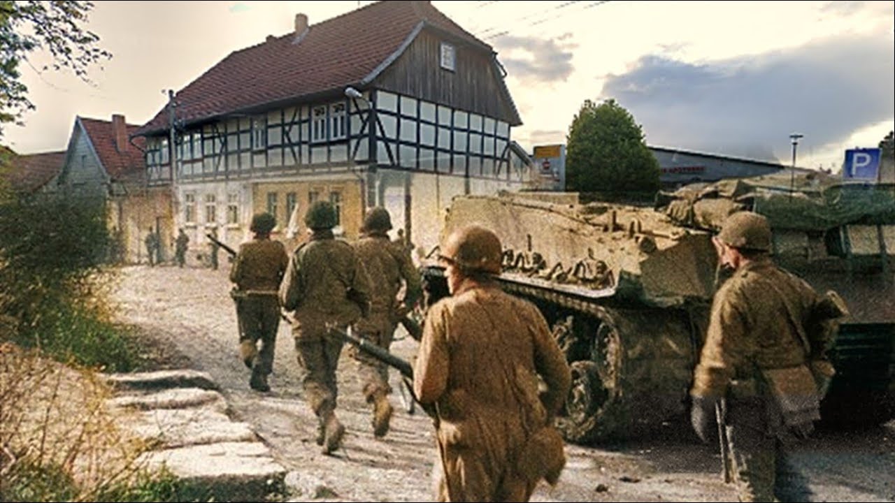 Beste Klinik Für Knie Op In Thüringen US 6th Armored Division enters Oberdorla, Germany - YouTube
