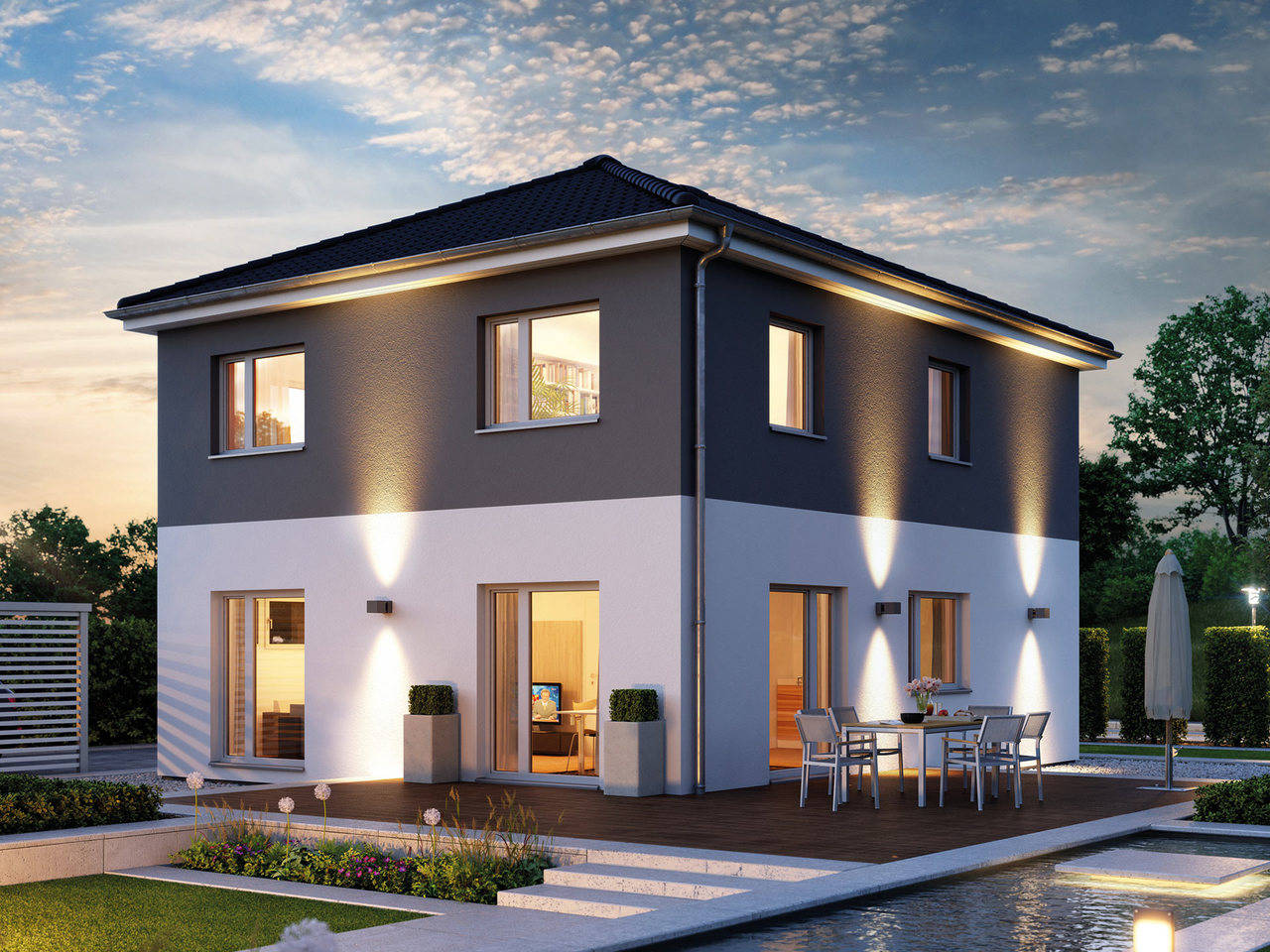 Haus Der Vierecke Arbeitsblatt Mit Lösung Villa 133 - HANSE HAUS | Musterhaus.net