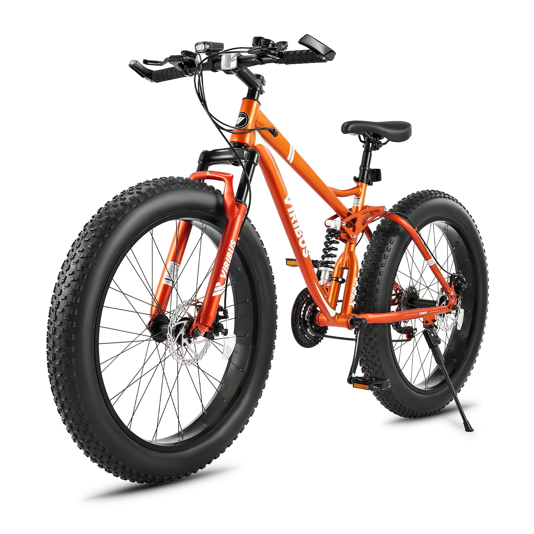 Bike Department Ost Gmbh Karl Liebknecht Straße Leipzig VIRIBUS 26" Mountain Bike 21 Speed Full Suspension Fat Tire Bike for