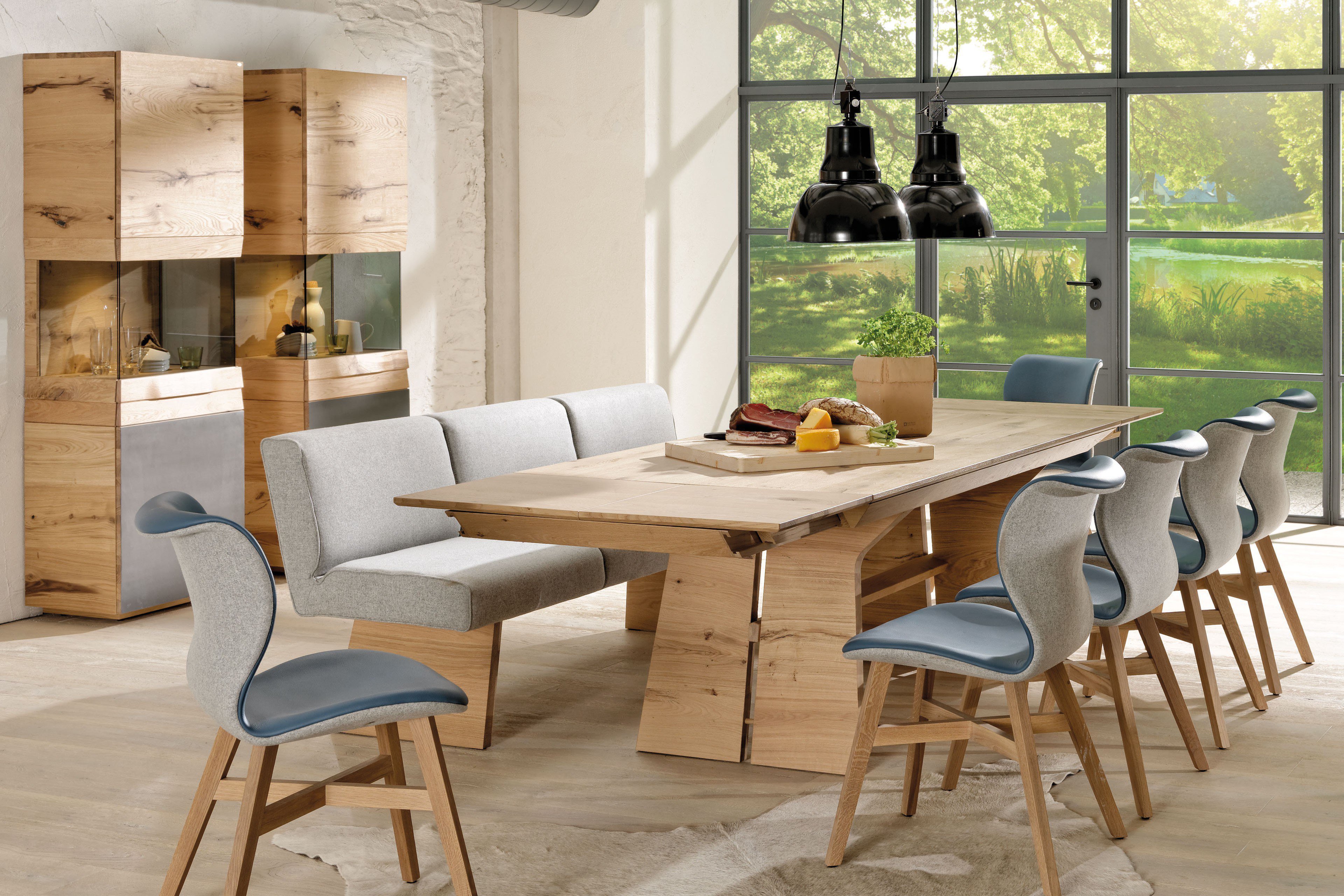 Esszimmer Am Lustnauer Tor 4 72074 Tübingen Voglauer Esszimmer V-Organo Living V6 Wildeiche/ Loden | Möbel Letz