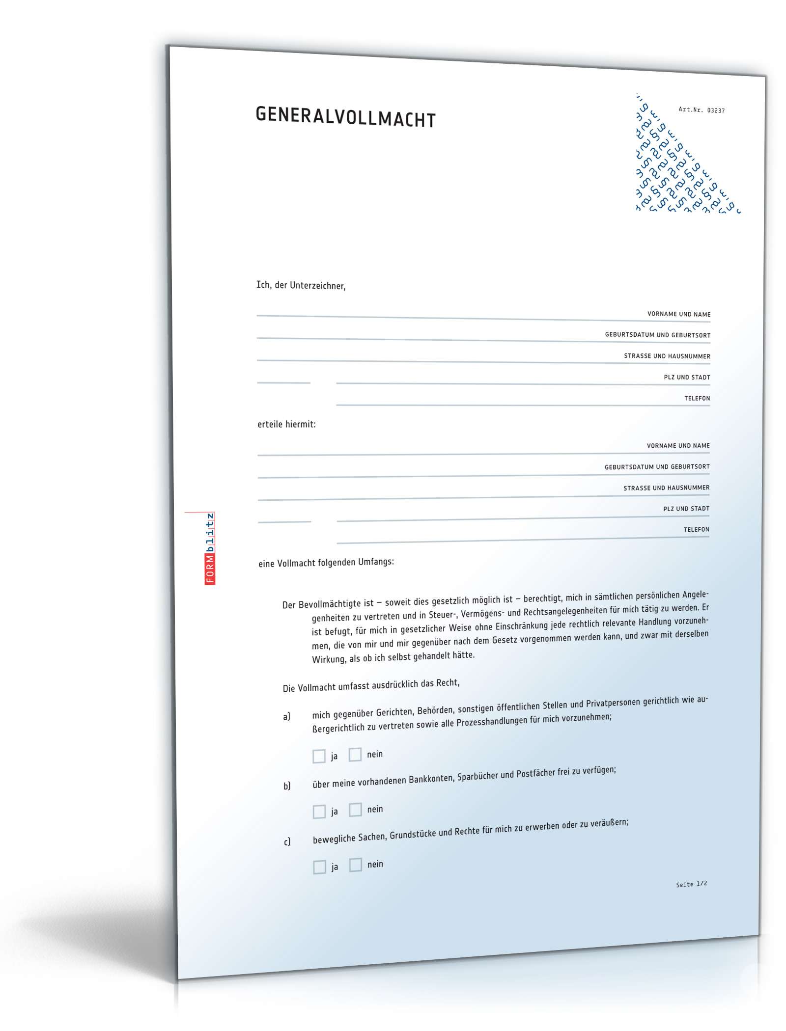 Vollmacht Zur Abholung Von Dokumenten Pdf Vollmacht Vordruck Kostenlos Zum Ausdrucken