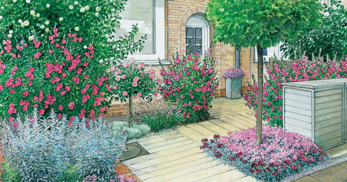 Vorgarten Gestalten Mit Kies Und Gräsern Vorgartengestaltung: 40 Ideen zum Nachmachen - Mein schöner Garten
