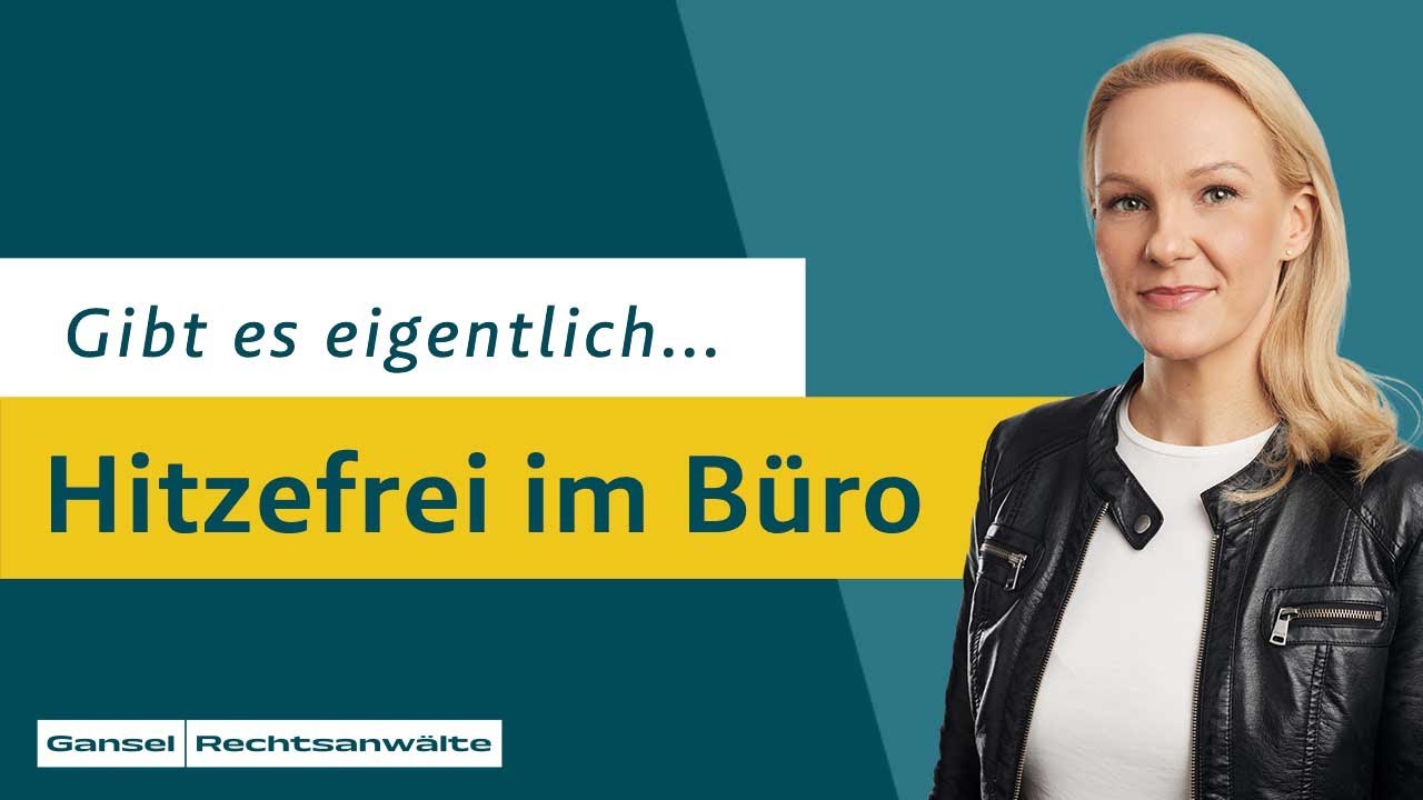 Gibt Es Hitzefrei Auf Der Arbeit WANN kann es HITZEFREI auf Arbeit geben? - YouTube