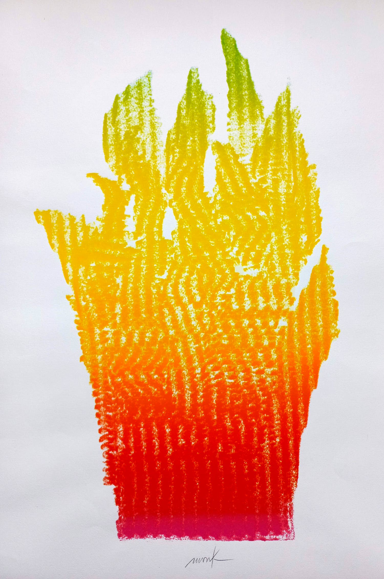 Heinz Bollow Gmbh - Schrott Und Metallhandel Want to buy Heinz Mack - Flammenhand, screen print? Bid from 595