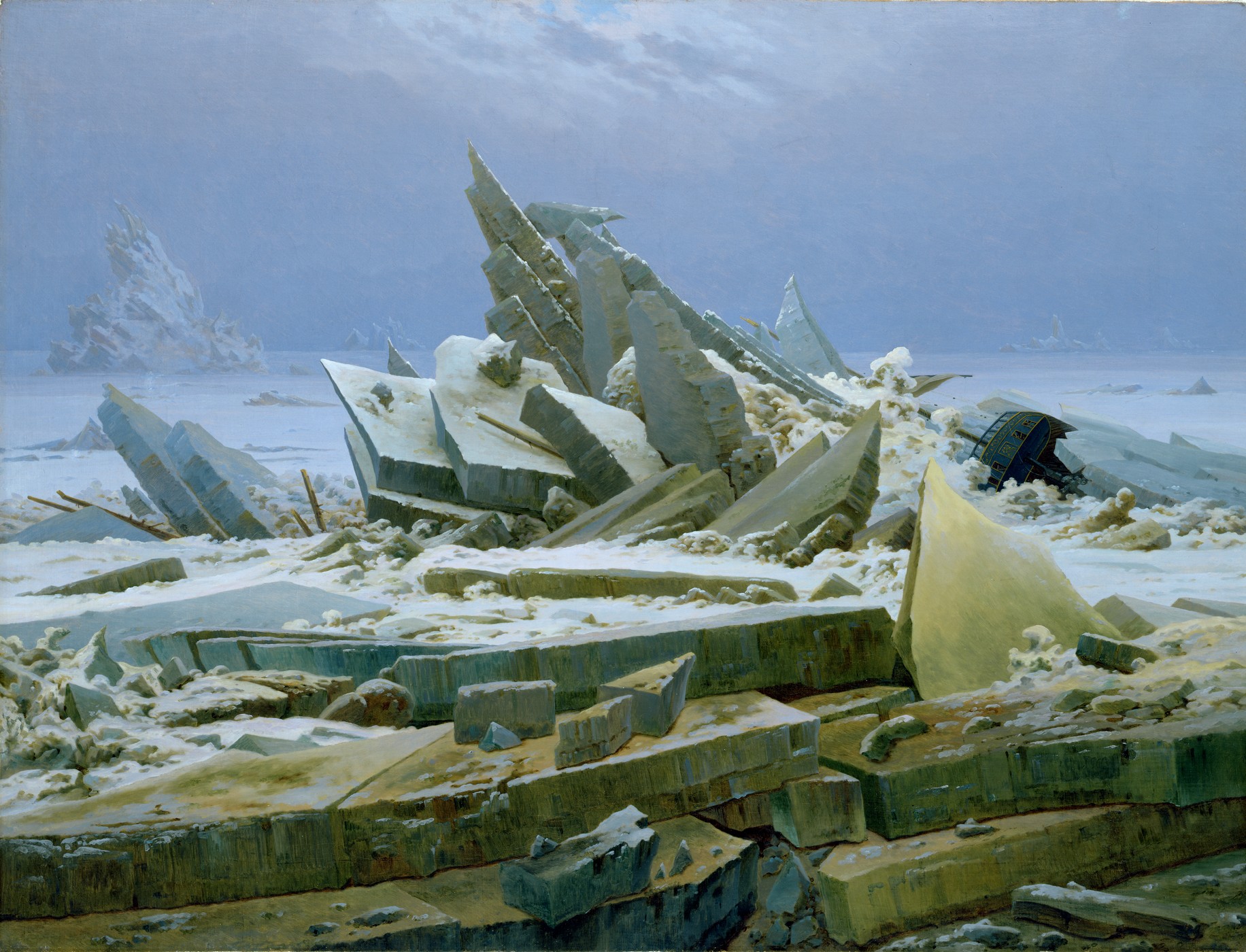 Caspar David Friedrich Das Eismeer WC-Caspar_David_Friedrich_-_Das_Eismeer - Caspar David Friedrich