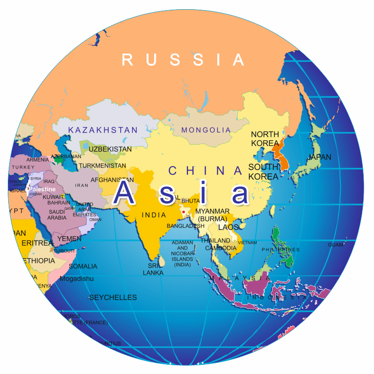 Asia Restaurant Essen All You Can Eat Where is Asia? world globe