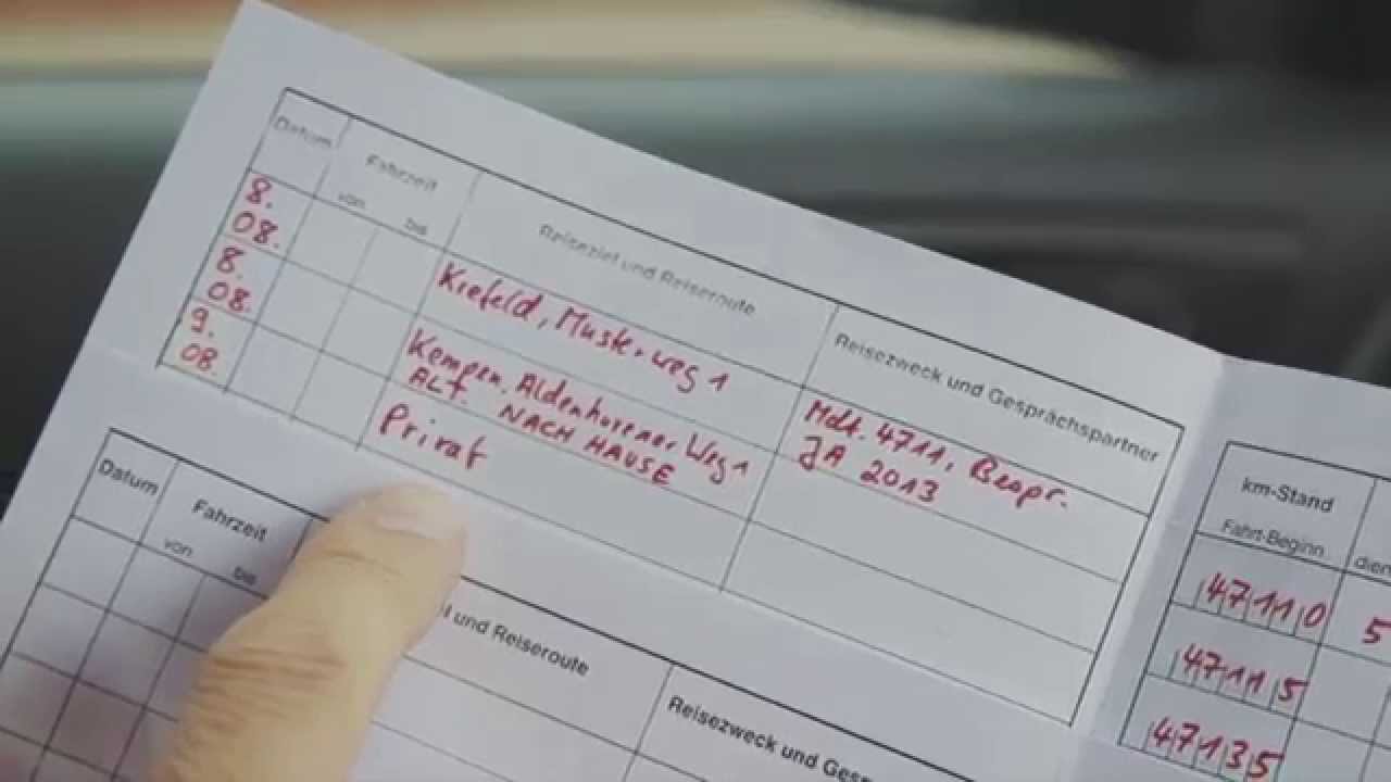 Wie Bekommt Man Ein Polizeiliches Führungszeugnis Wie Sie Ihr Fahrtenbuch richtig ausfüllen und Steuern sparen