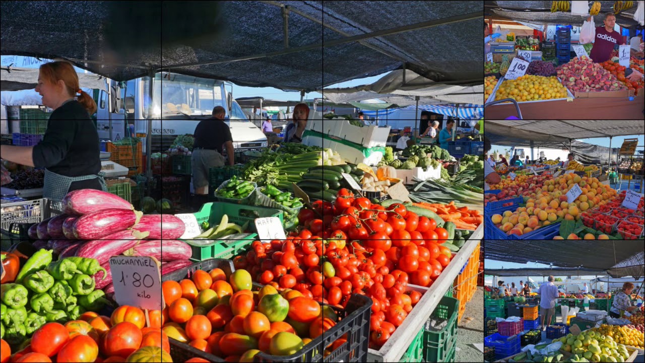 Wochenmarkt Freitag In Der Nähe Wochenmarkt in Torrevieja jeden Freitag eine kurze Diashow - YouTube