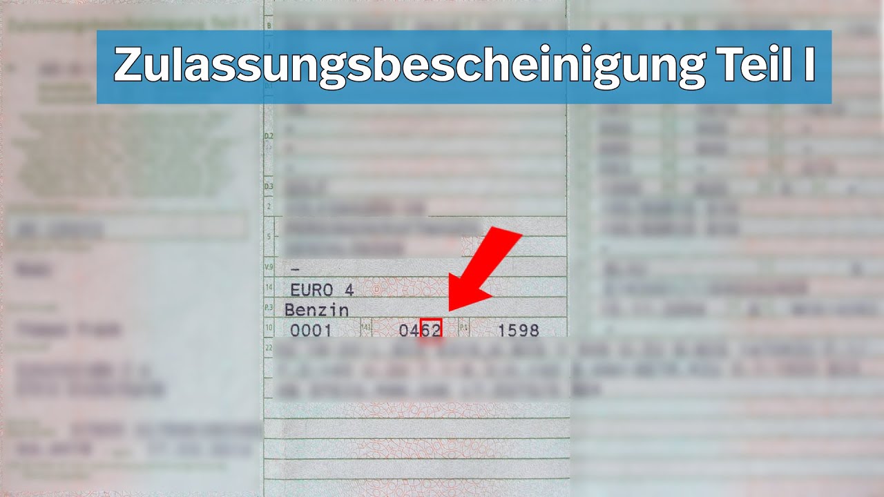 Kfz Zulassung In Der Nähe Zulassungsbescheinigung Teil 1 – Schnell erklärt! I Kennzeichenbox.de